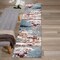 World Rug Gallery Distressed Abstract Watercolor Runner Rug 2' x 7' Multi 928MULTI2X7 - alternate 1